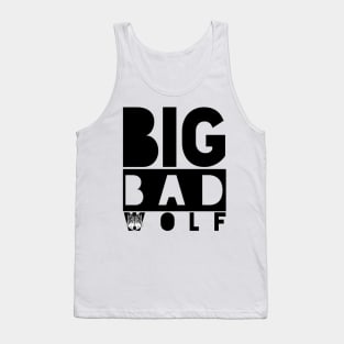 BIG BAD WOLF (Black) Tank Top